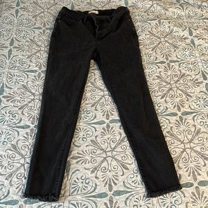 Madewell 10” High Rise Skinny Button Fly Jean Size 31